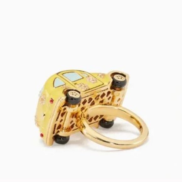 Kate Spade Off We Go Car Ring Size Of 7 - Picture 2 of 5